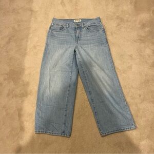 Madewell Light Blue Cropped Jeans